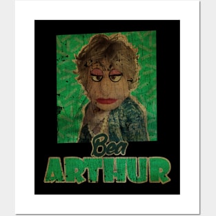 VINTAGE TEXTURE - Bea Arthur - THAT GOLDEN GIRLS SHOW Posters and Art